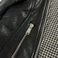 Balenciaga Leather Houndstooth Black & White Jacket FW 2008 - S