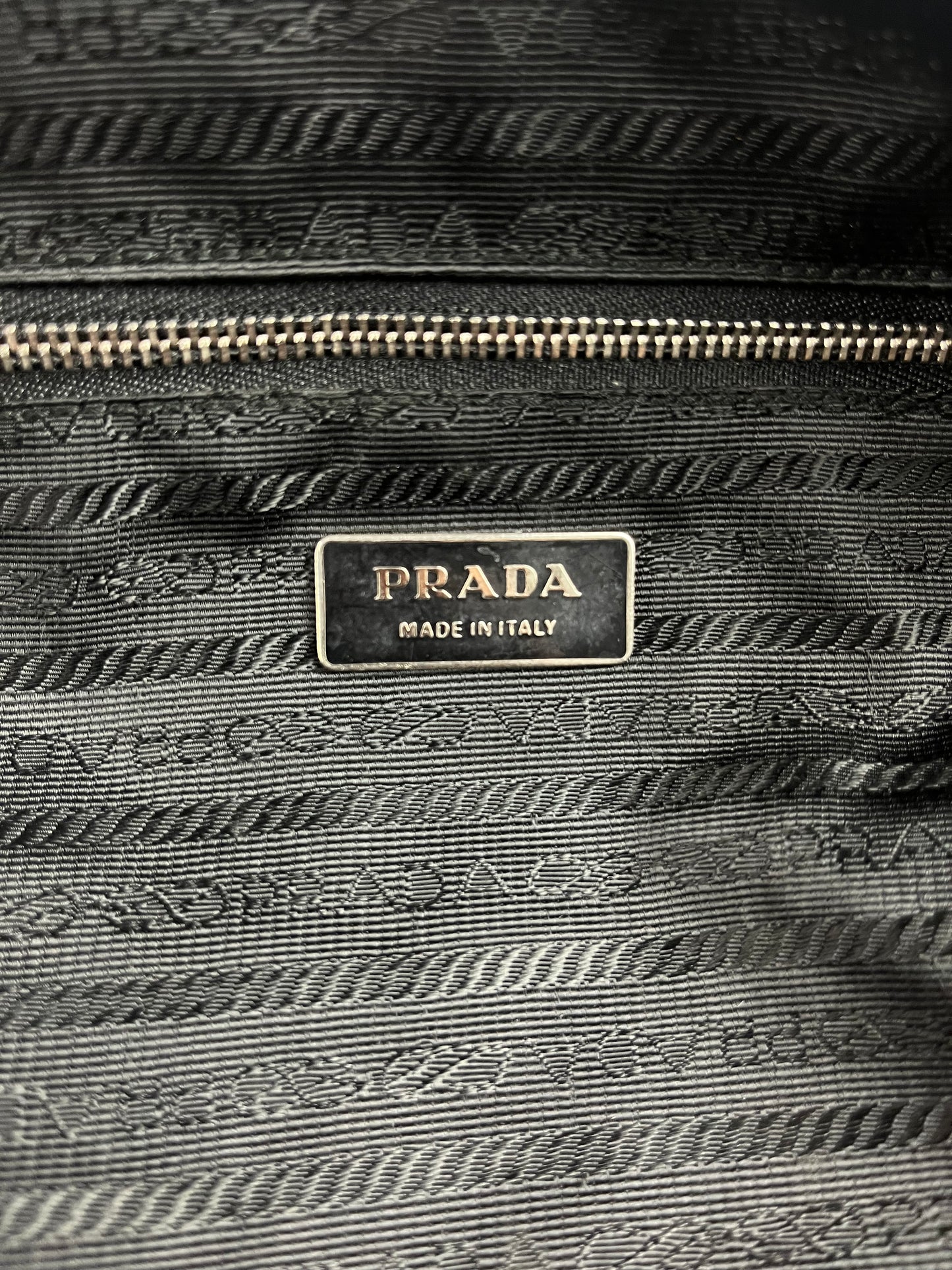 Prada Black Leather Bowling Bag FW 2000 - OS