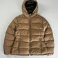 Prada Camel Nylon Puffer Jacket 2000s - S