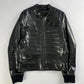 Dior Homme Napoleon Military Bright Dark Leather Jacket FW 2008 - M