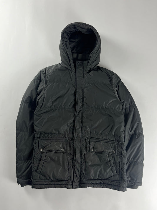 Prada Dark Nylon Mid Hooded Puffer Jacket FW 2007 - M