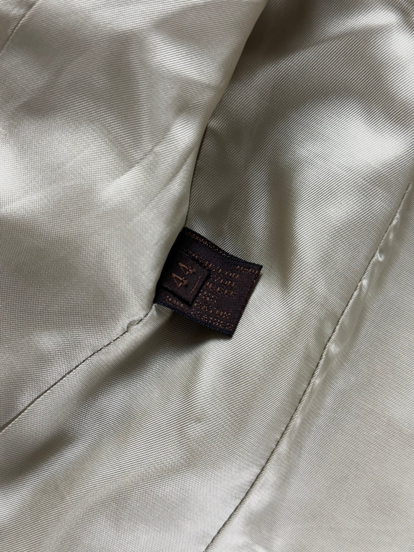 Prada Leather Trimmed Details Tailored Jacket FW 1996 - S
