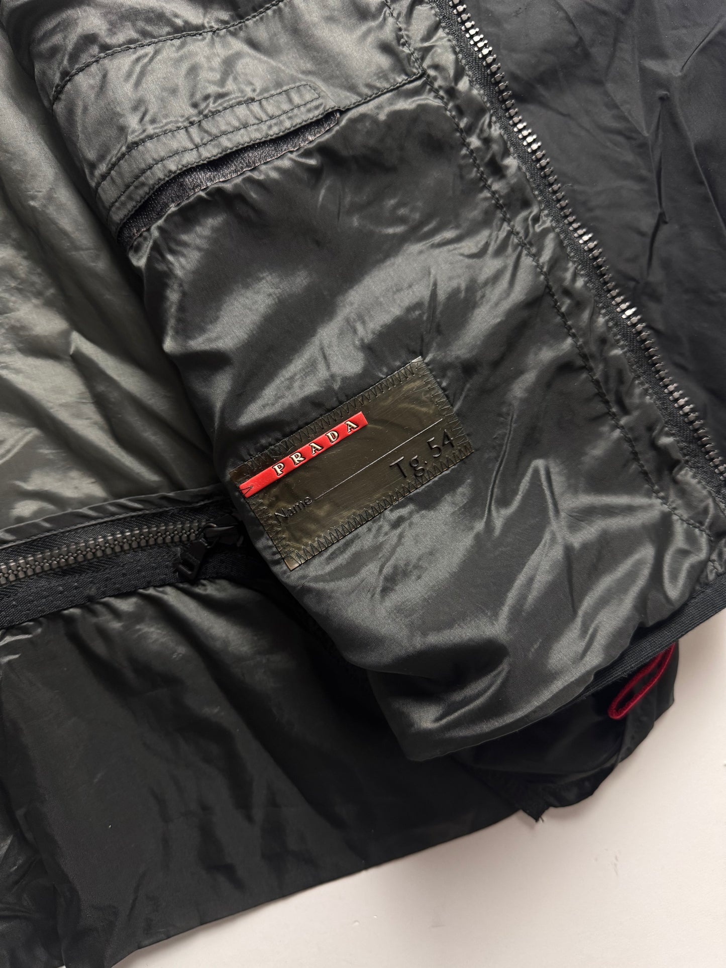 Prada Sport Translucent Back Mesh Jacket Nylon SS 2000 - L