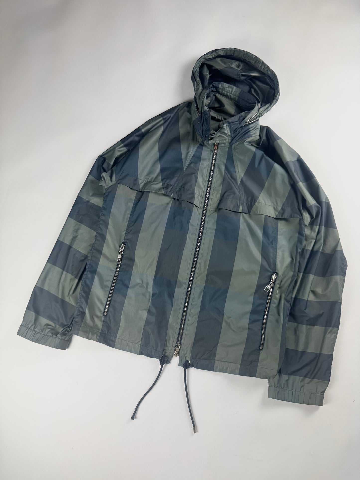 Louis Vuitton Striped Packable Light Windbreaker Jacket SS 2008 - L