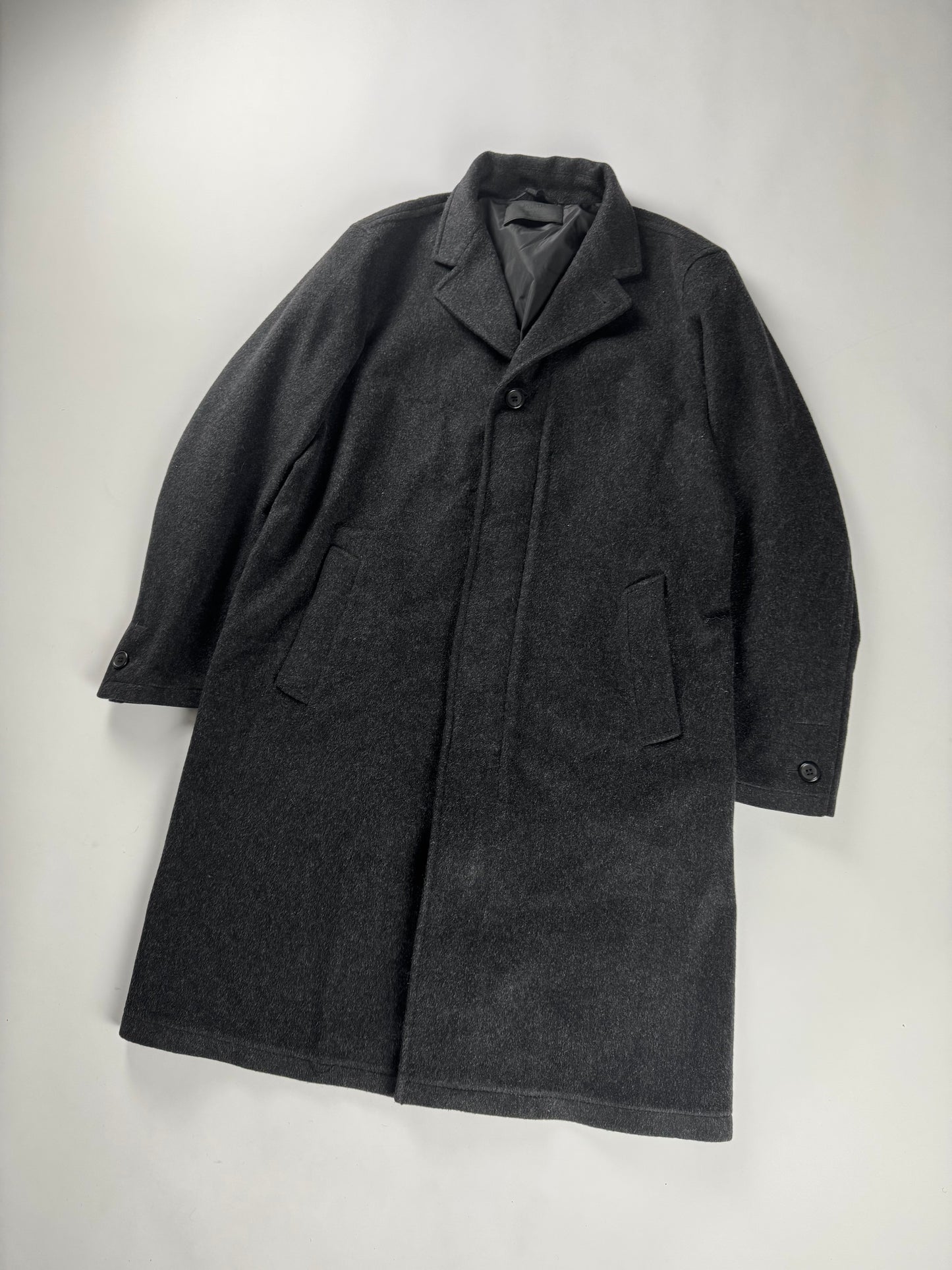 Prada Plush Wool Premium Overcoat 2000s - M