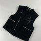 Balenciaga Black Zipped Moto Vest FW 2011 - S