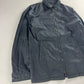 Prada Navy Double Zip Officer Minimalist Trucker Jacket SS 2008 - M