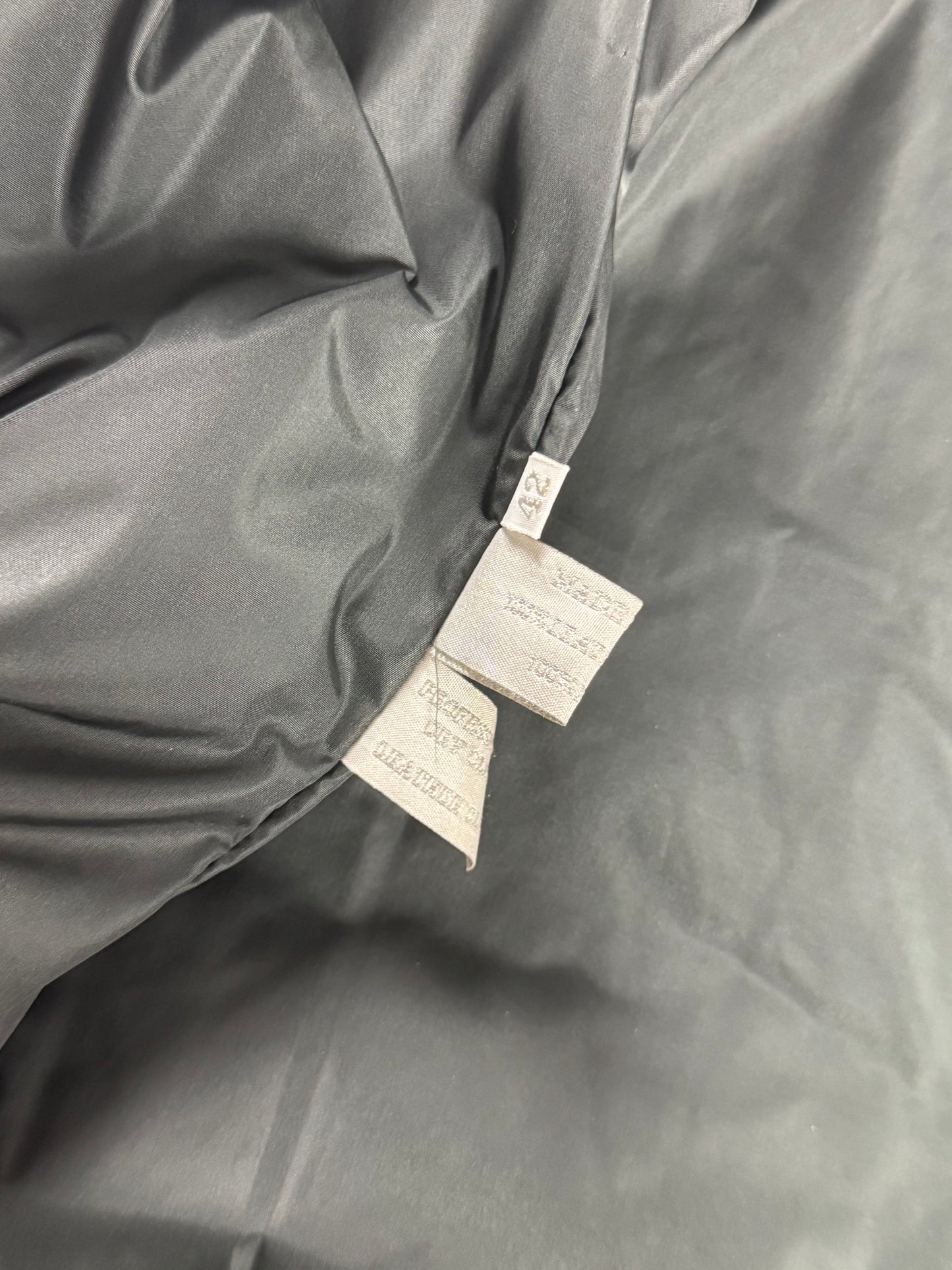 Miu Miu Metallic Leather Double Zip Coat FW 1999 - S