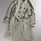 Miu Miu Light Grey Belted Trench Coat 2000s - S