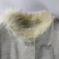 Prada White Heaven Fur Trimmed Pony Hair Leather Coat 1990s - S
