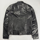 Prada Milano Black Leather Motorcycle Jacket FW 2007 - M