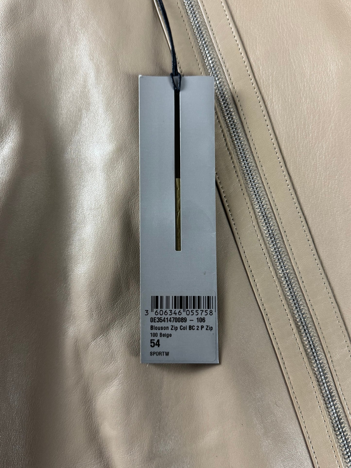Dior Homme Camel Leather Bomber Varsity Jacket SS 2010 - L
