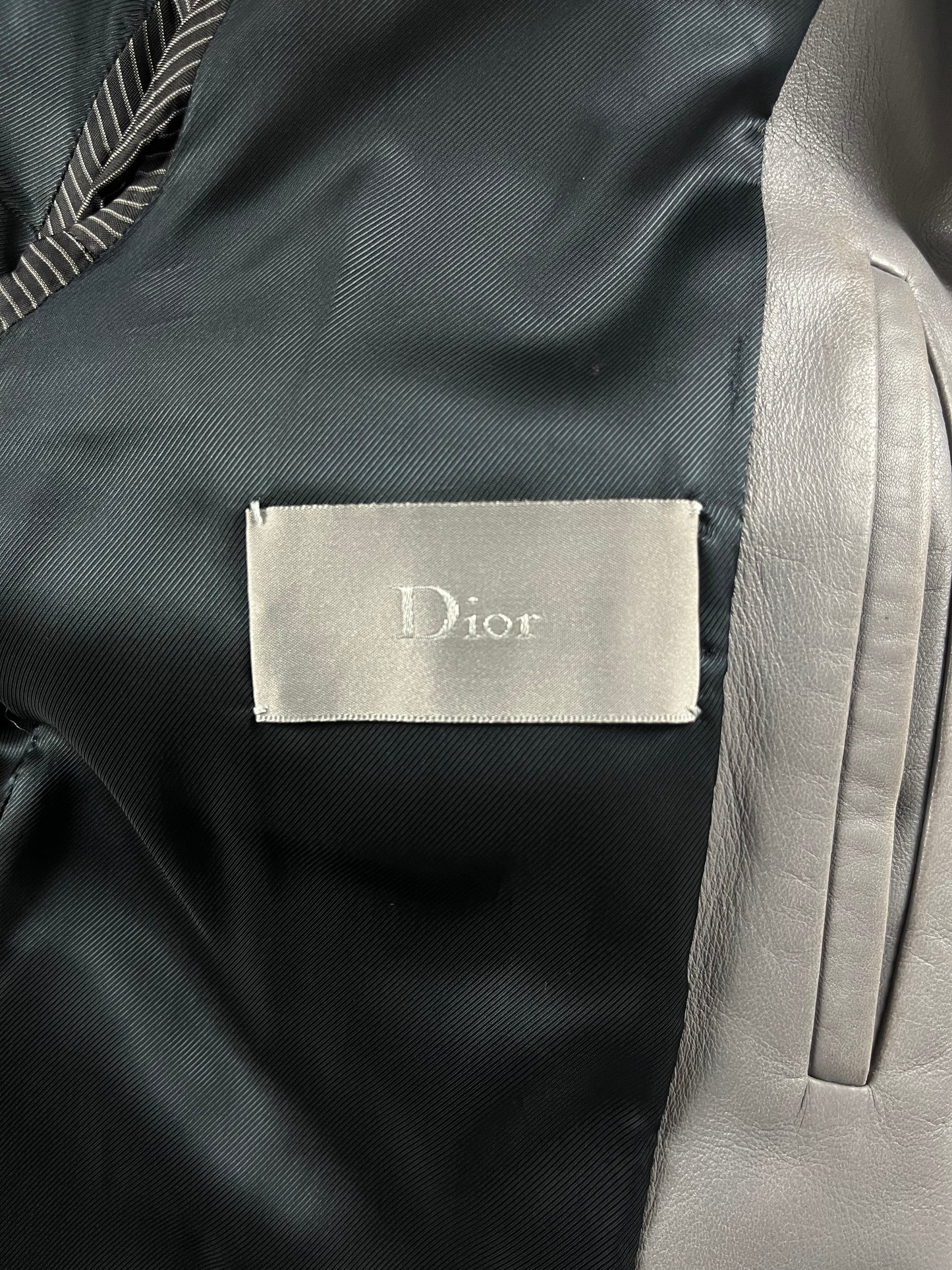 Dior Homme Kris Van Assche Leather Armor Jacket SS 2009 - L