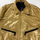 Dior Homme Kris Van Assche Fragmented Bright Yellow Leather Bomber Jacket SS 2009 - L