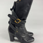 Chloé Belted Wrapped Calf Leather Boots FW 2005 - 37 EU