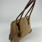 Prada Leather Camel Tweed Bag FW 1999 - OS
