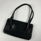 Prada Black Leather Baguette Bag SS 1999 - OS