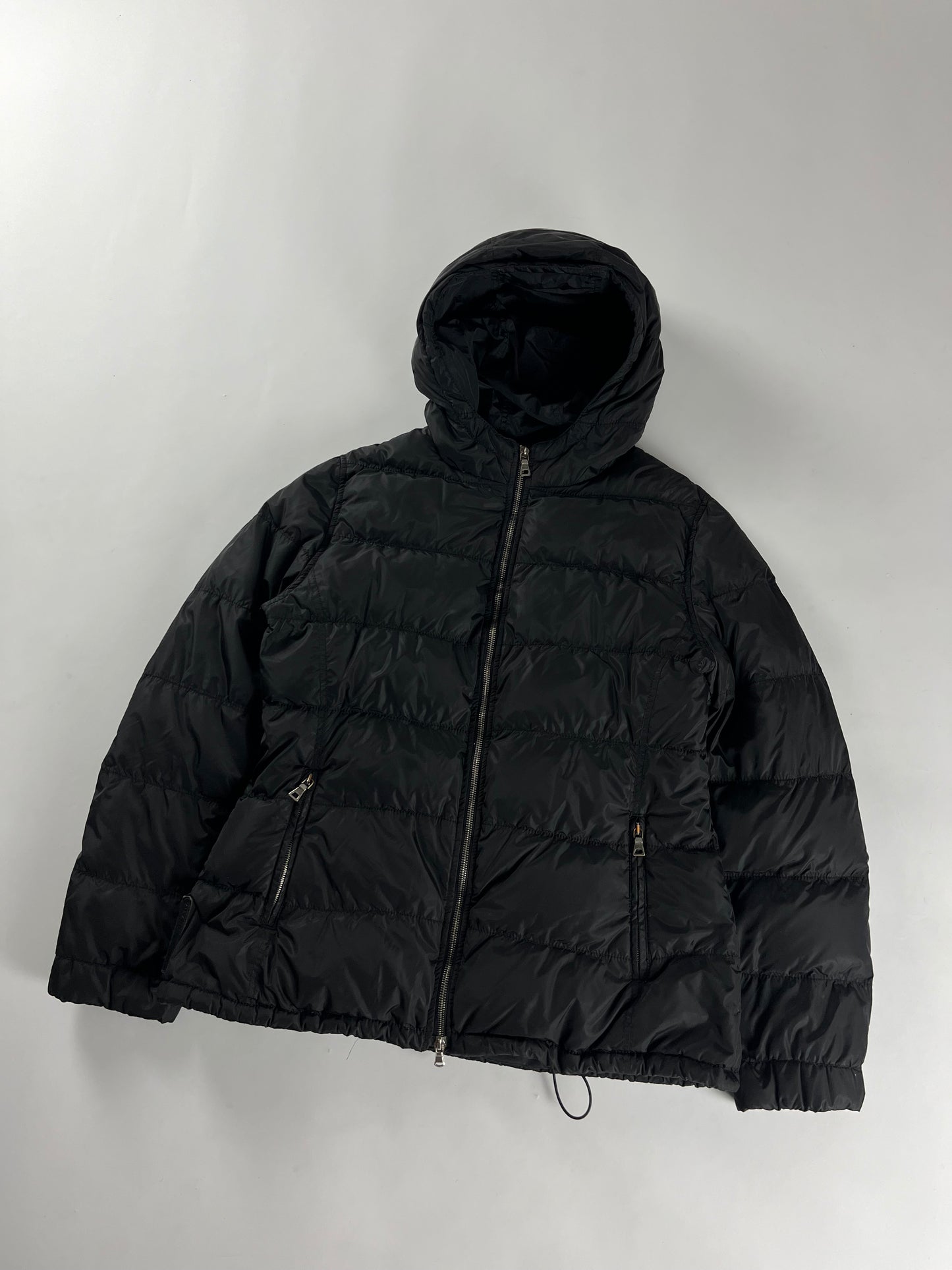 Prada Black Nylon Puffer Jacket - M