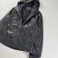 Louis Vuitton V Logo Patch Leather Drawstring Hood Jacket SS 2015 - M