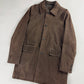 Prada Premium Brown Leather Three Pockets Long Coat FW 2003 - M