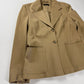 Prada Camel Minimalist Tailored Blazer 1990s - S