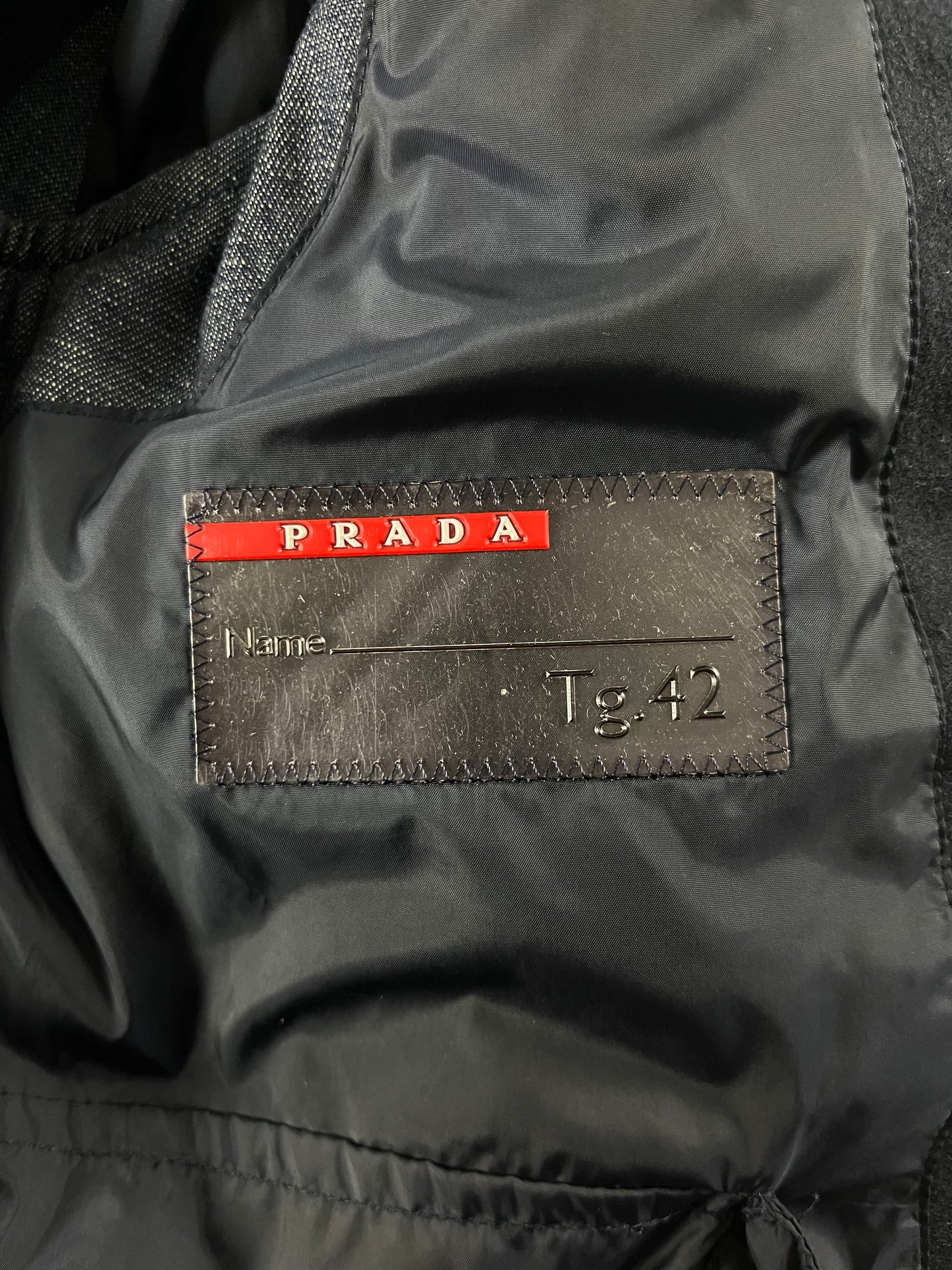 Prada Denim Puffer Vest 2000s - XS