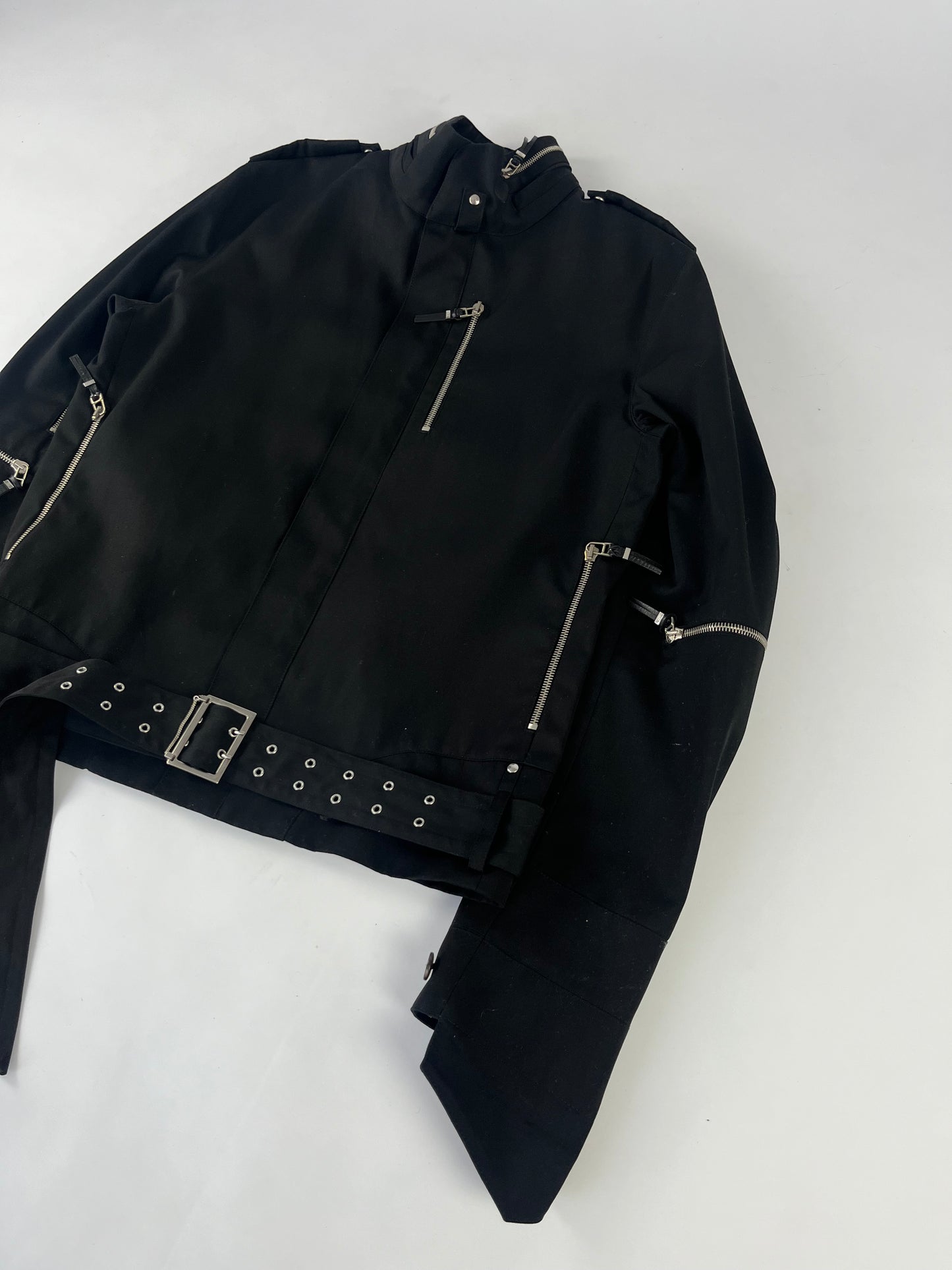 Dior Homme "Follow Me" Belted Zipped Jacket SS 2003 - L