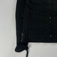 Prada Linea Rossa Black Straight Quilted Nylon Zipper Jacket FW 2001 - M