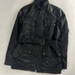 Prada Leather Shoulder Patched Nylon Belt Jacket 2000s - S
