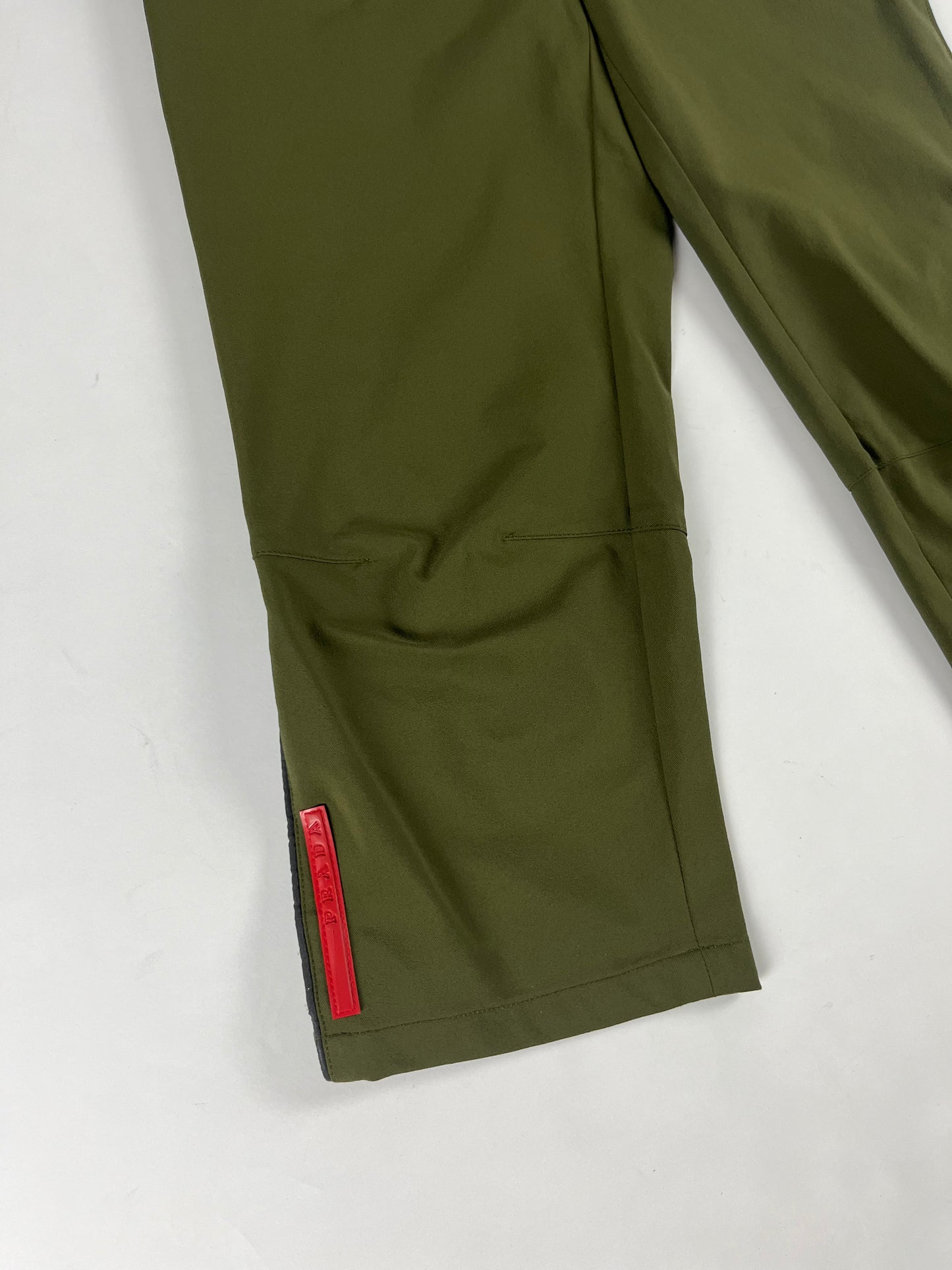 Prada Linea Rossa Khaki Strapped 3/4 Pants FW 1999 - S