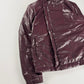Louis Vuitton Glass Burgundy Asymmetrical Zip Nylon Jacket 2000s - S