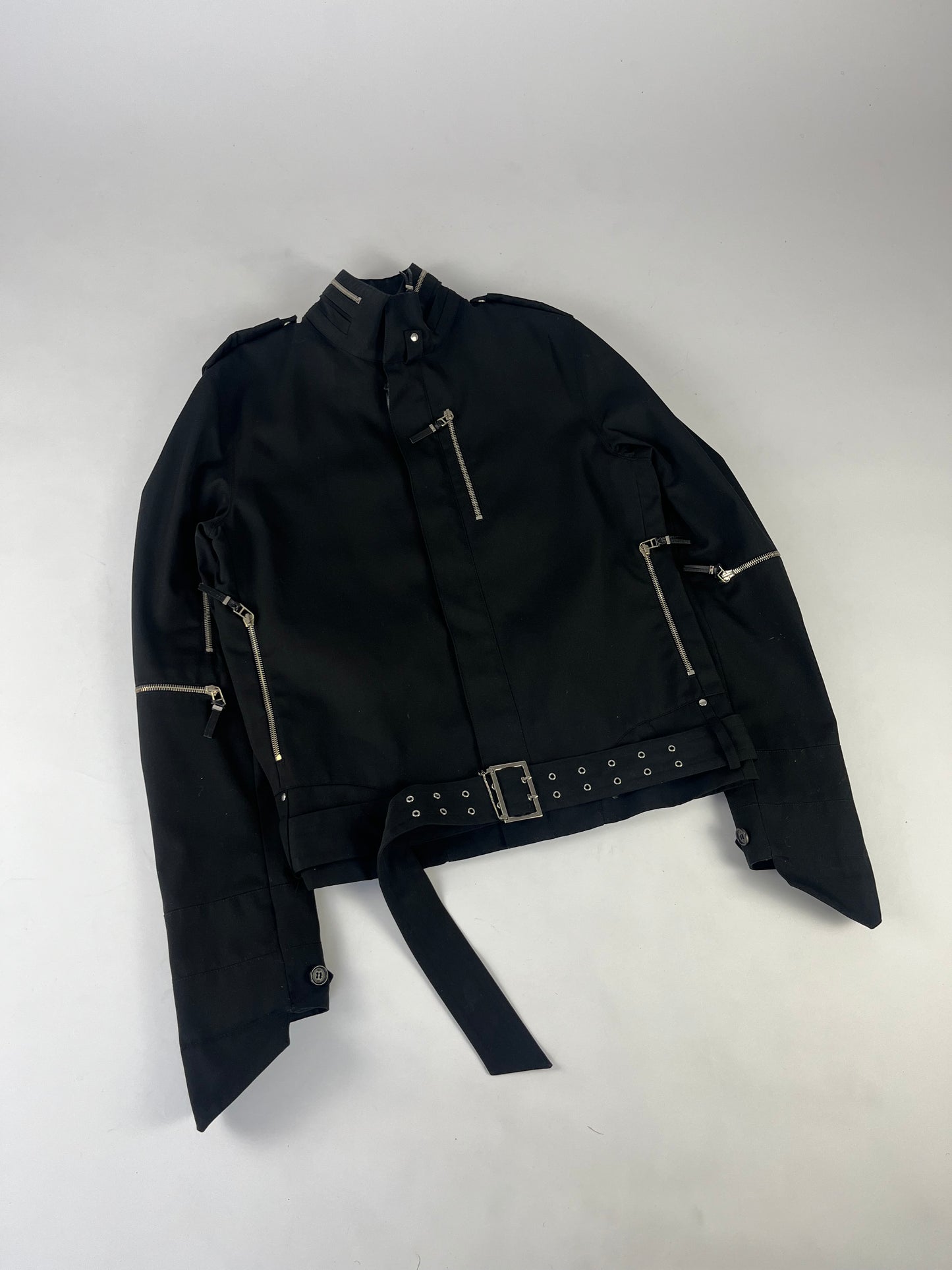 Dior Homme "Follow Me" Belted Zipped Jacket SS 2003 - L