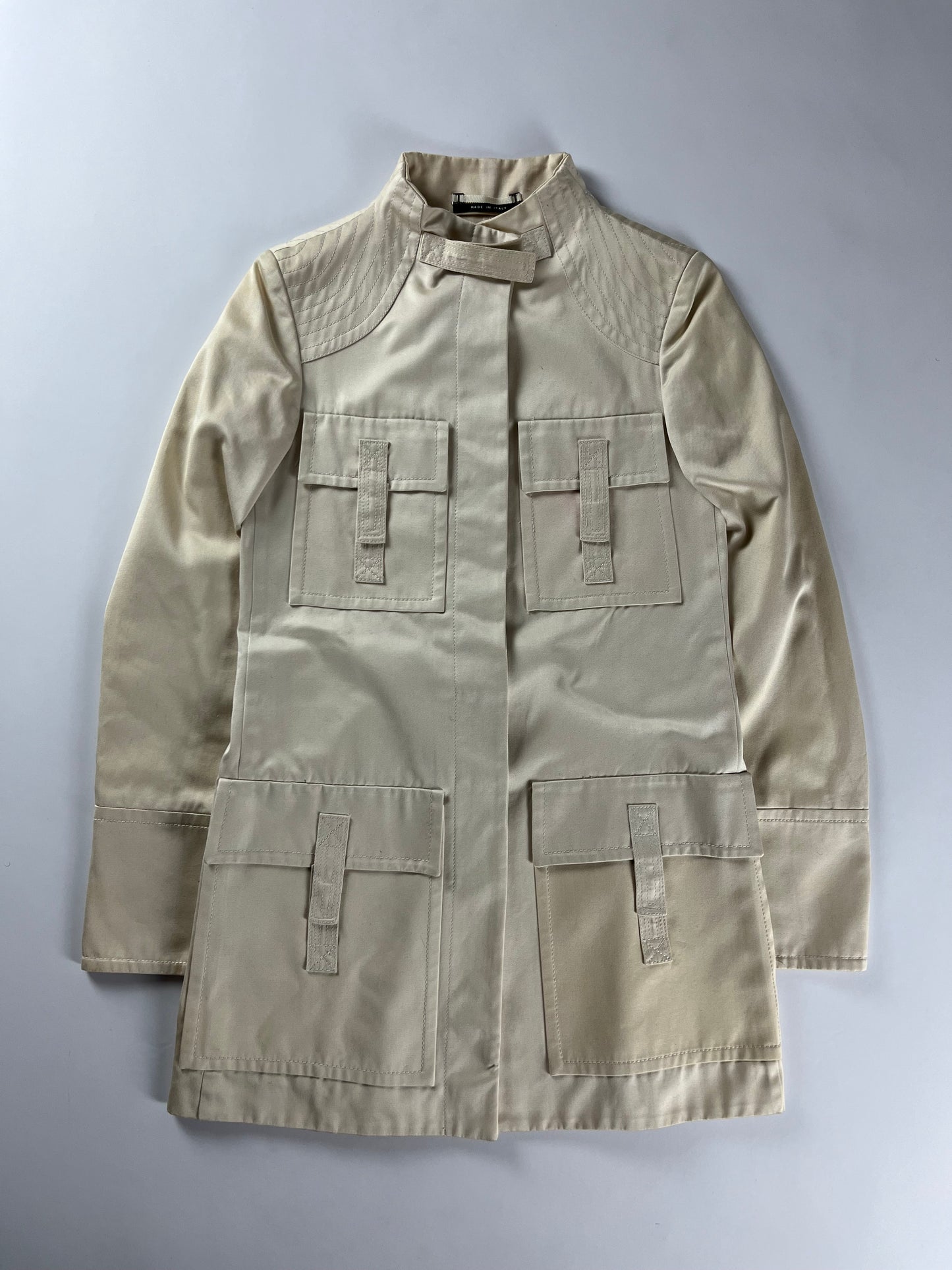 Gucci Tom Ford Multi Pocket Saharienne Trench SS 2003 - S