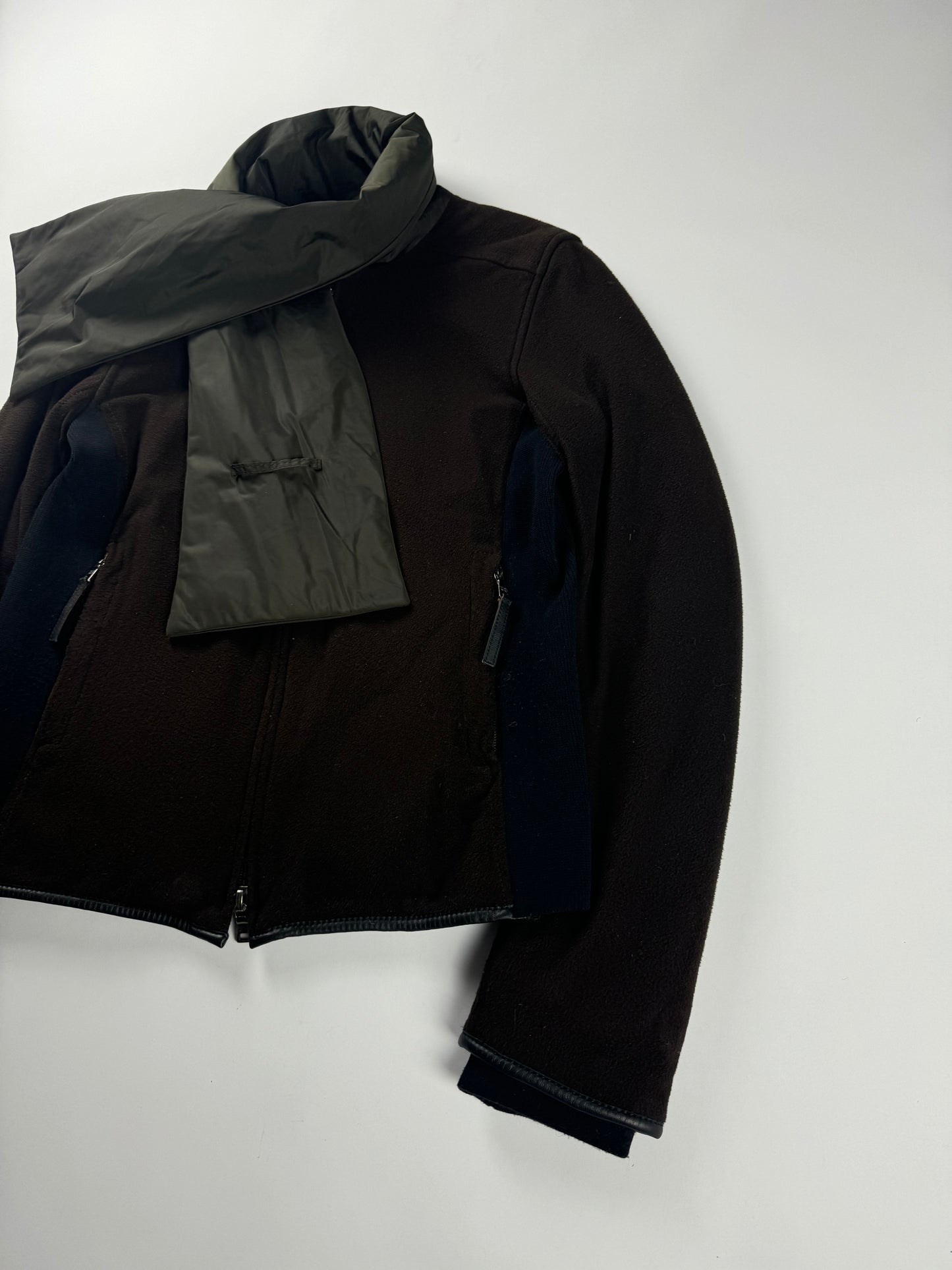Prada Linea Rossa Riot Scarf Cuffed Jacket FW 1999 - S