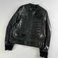 Dior Homme Napoleon Military Bright Dark Leather Jacket FW 2008 - M