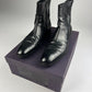 Prada Black Leather Chelsea Ankle Boots 2000s - 45 EU