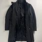 Prada Leather Padded Elbows Wool Long Coat FW 1999 - S