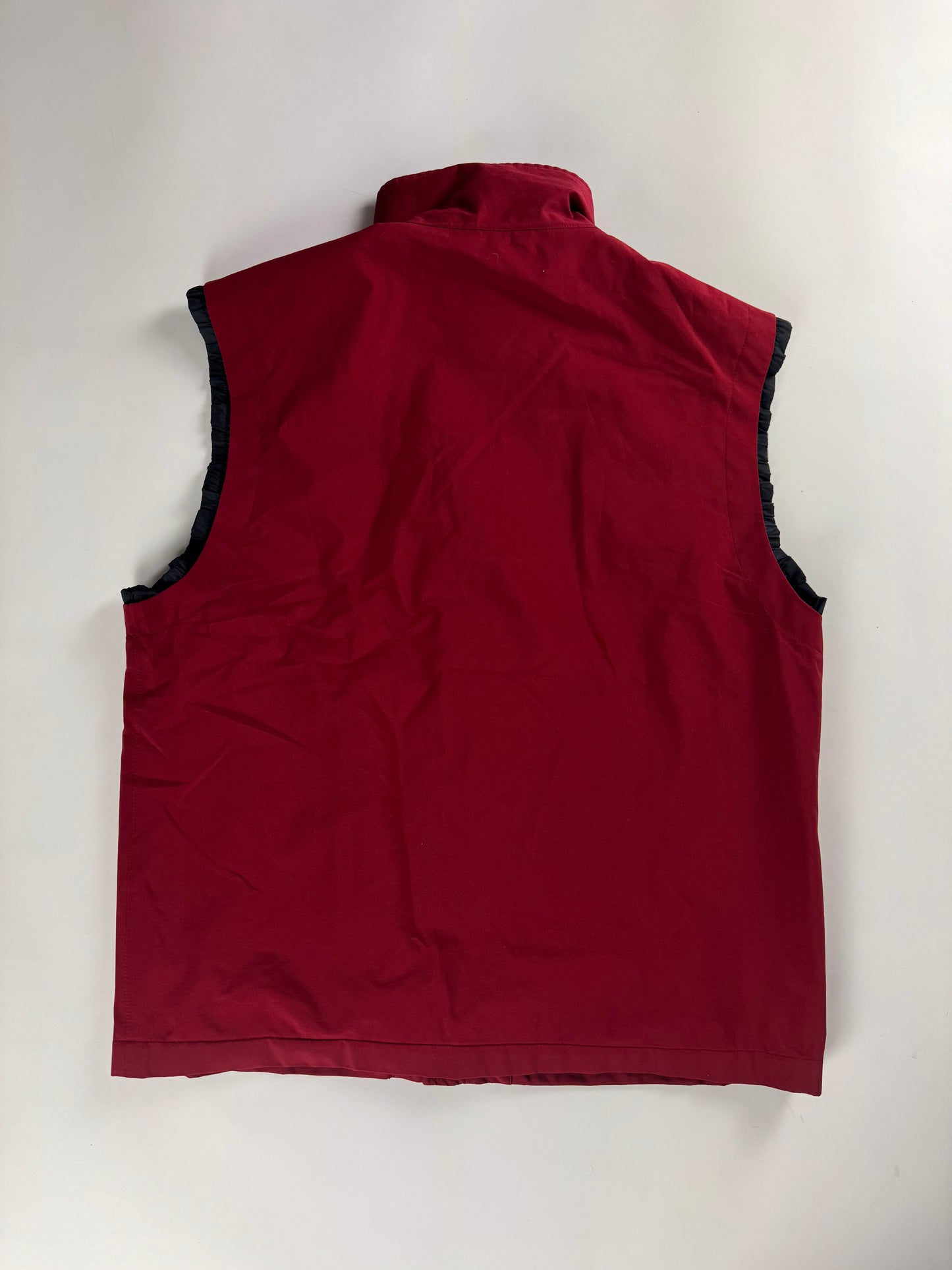 Prada Linea Rossa Red Nylon Vest SS 2000 - XL
