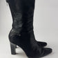 Celine Black Pony Hair Heel Ankle Boots 2000s - 38,5 EU