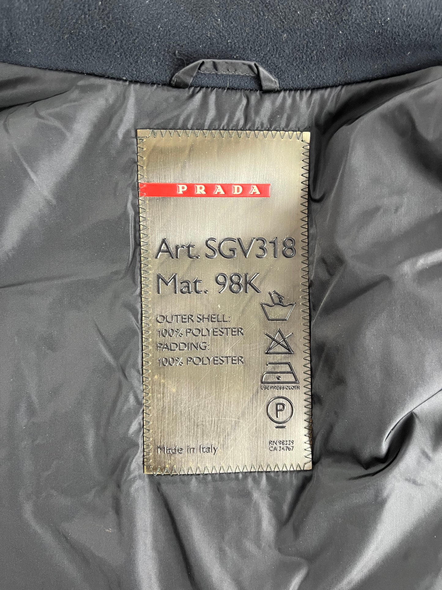 Prada Linea Rossa Technical Body Warmer 2000s - M