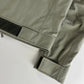 Prada Light Grey Modern Strapped Double Zip Nylon Moto Jacket SS 2000 - M