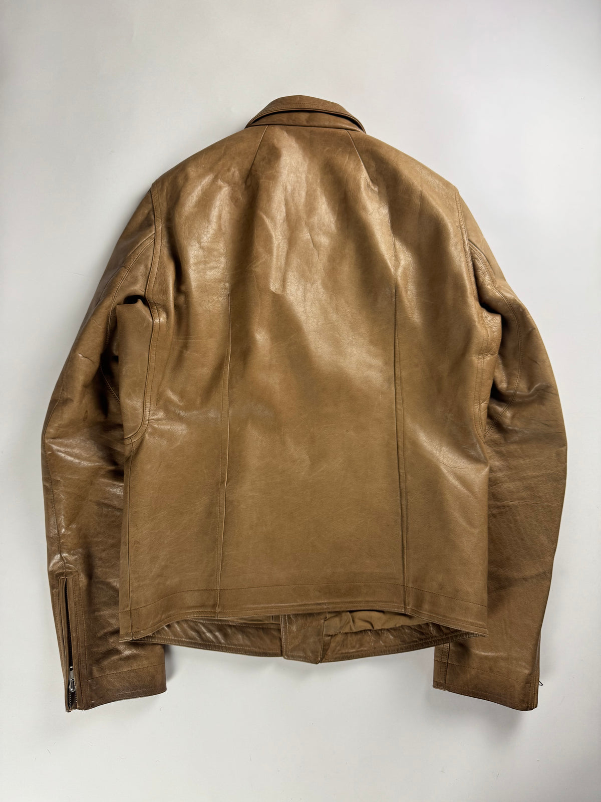 Rick Owens "Sphinx" Lamb Leather Stooges Perfecto Moto Jacket FW 2015 - L