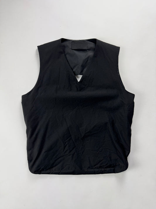 Prada Black Minimalist Belted Open Back Harness FW 1999 - M