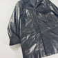 Prada Black Pure Soft Thick Leather Long Coat FW 1998 - L