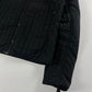 Prada Linea Rossa Black Straight Quilted Nylon Zipper Jacket FW 2001 - XL