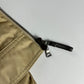 Prada Camel Nylon Moto Jacket 2000s - L