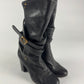 Chloé Belted Wrapped Calf Leather Boots FW 2005 - 37 EU