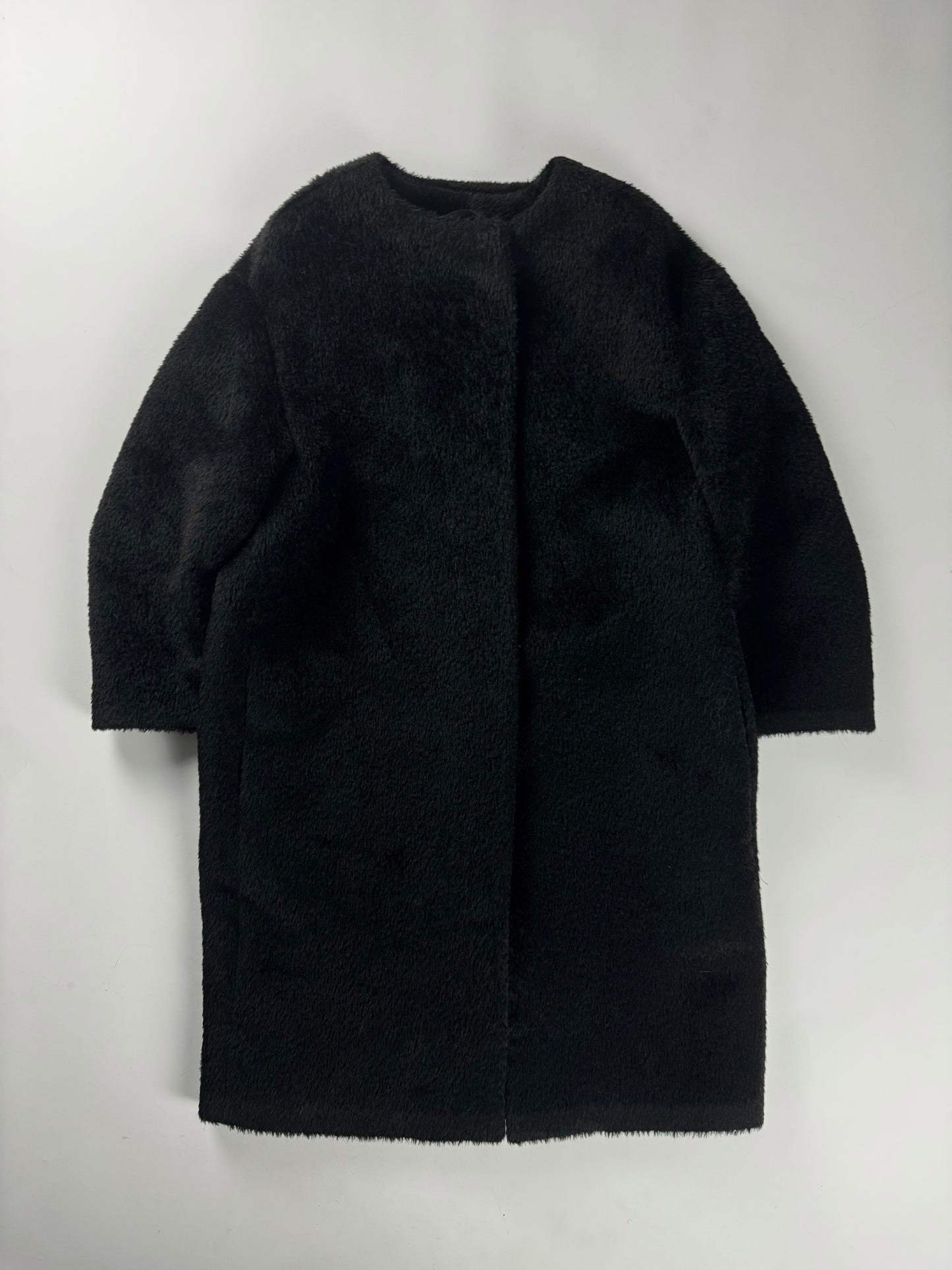 Prada Milano 3/4 Arm Long Plush Coat FW 2018 - XS