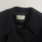 Balenciaga Dark Leather Sleeves Peplum Black Jacket FW 2002 - S