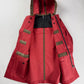 Dior Homme Kris Van Assche Red Military Duffle Coat Pre Fall 2014 - S